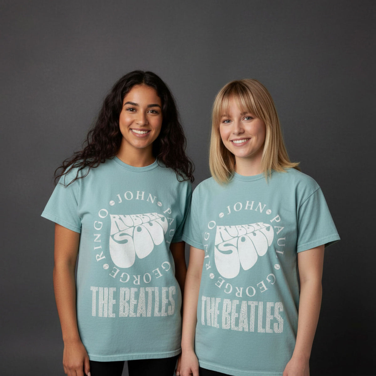 Beatles Rubber Soul Circle T-shirt Front