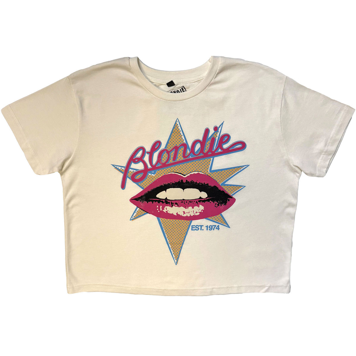 Blondie Lips Crop Top Girls Jr Front