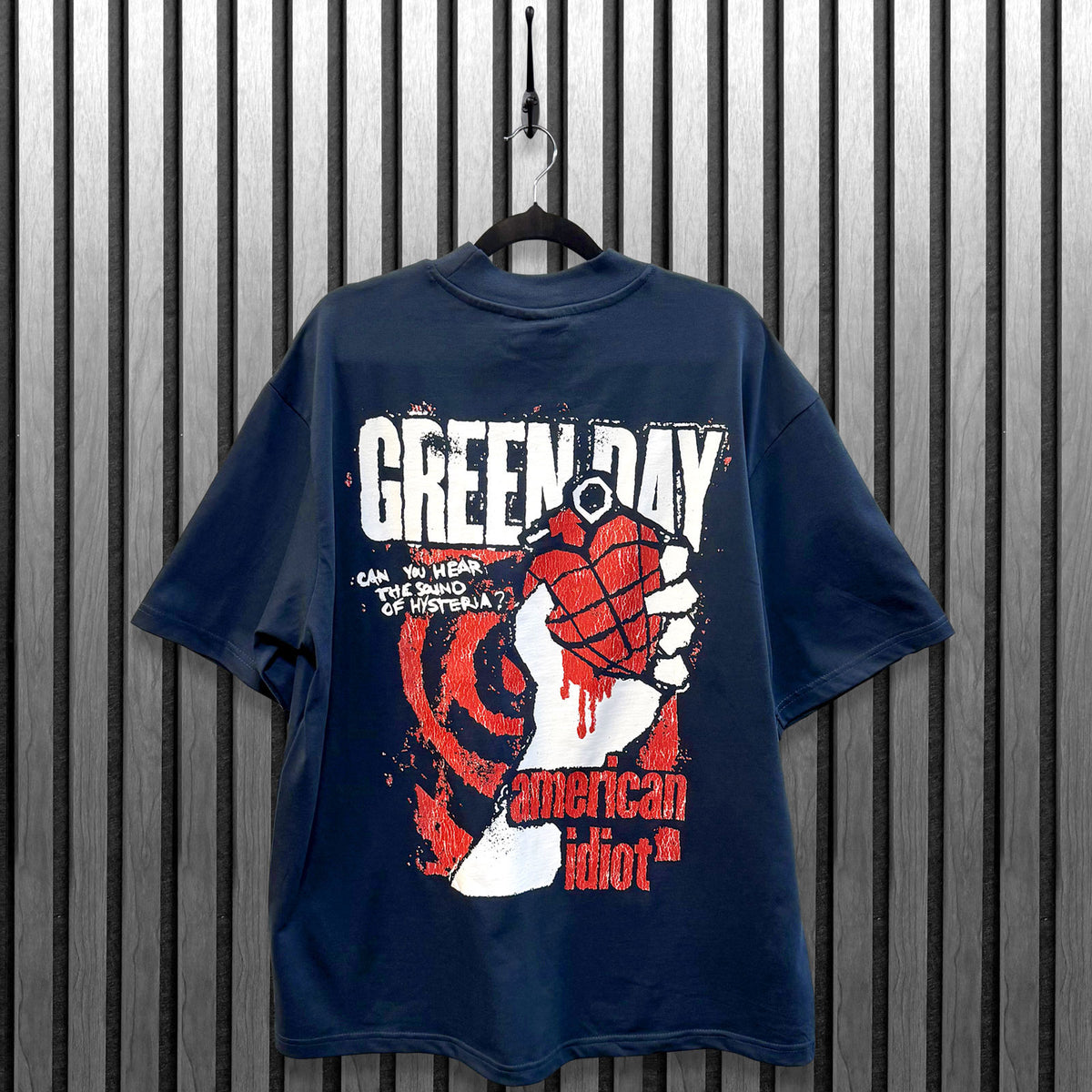 Green Day American Idiot Grenade T-shirt Back