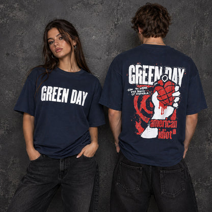 Green Day American Idiot Grenade T-shirt Alt 2