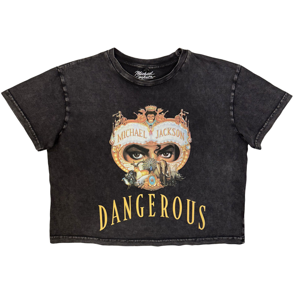 Michael Jackson Dangerous Crop Top Girls Jr Front