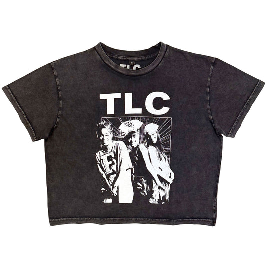TLC Mono Group Photo Crop Top Girls Jr Front