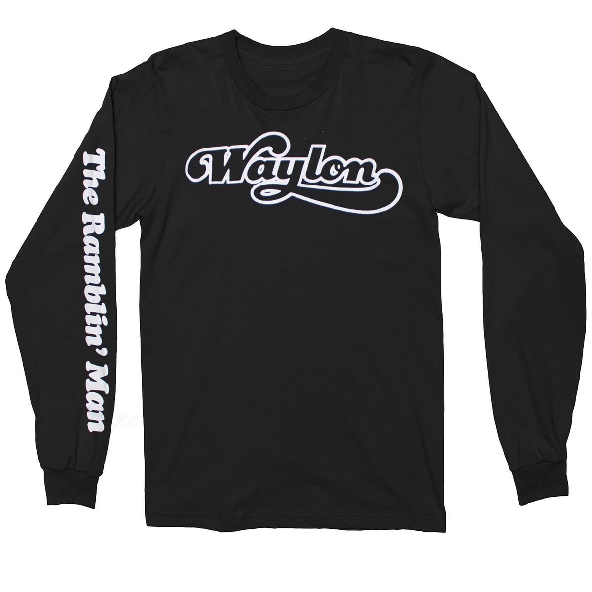 Waylon Jennings Ramblin' Man Long Sleeve Front