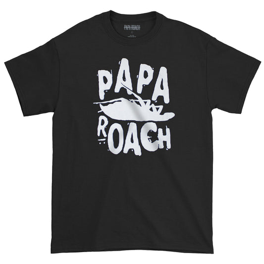 Papa Roach Classic Roach Youth Tee (Black) T-shirt Front