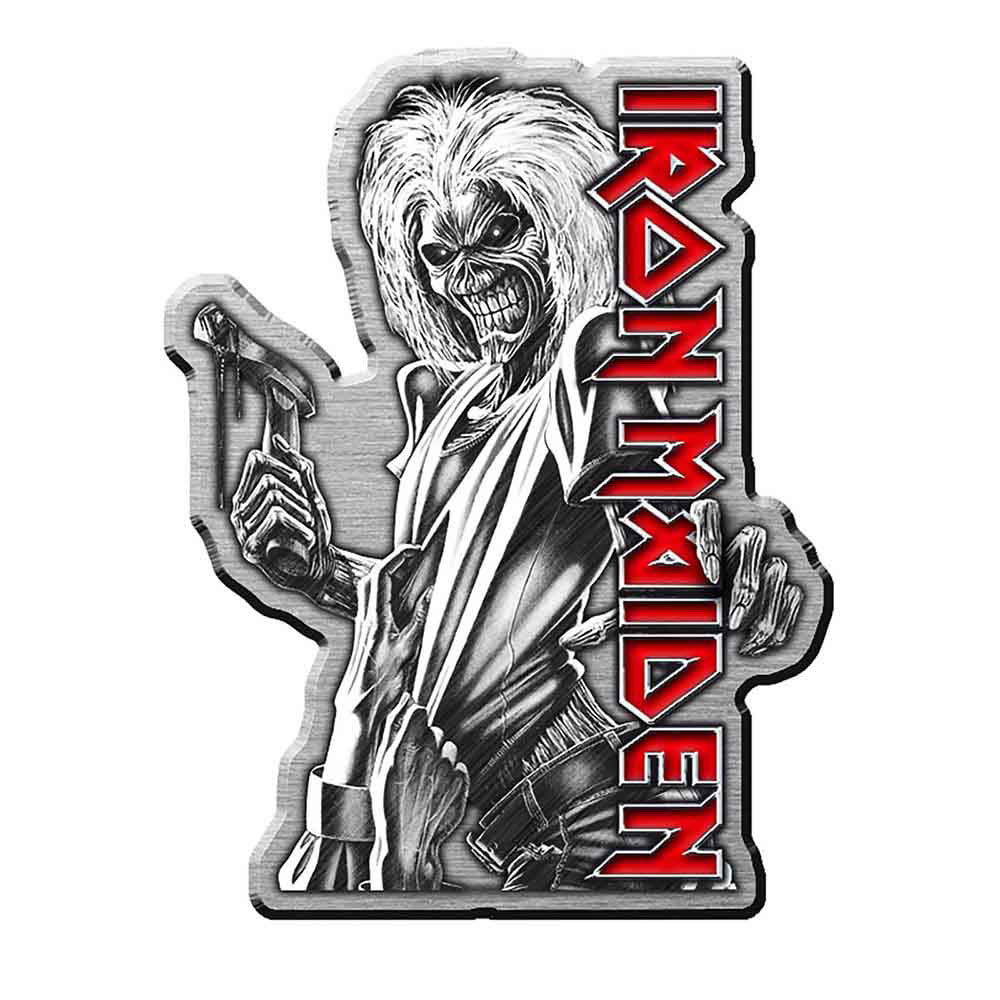 Iron Maiden Killers Pewter Pin Badge Front