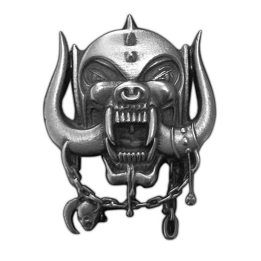 Motorhead War Pig Pewter Pin Badge Front