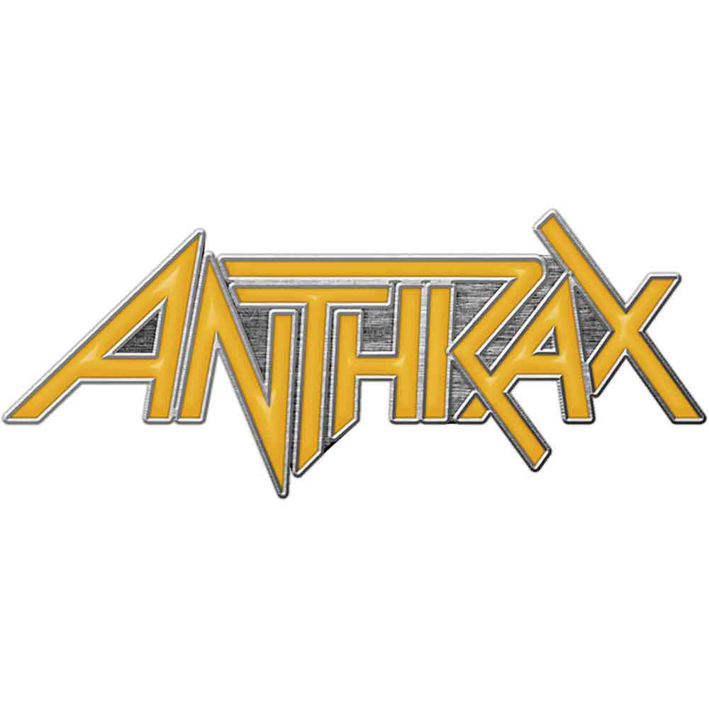 Anthrax Logo 2 Pewter Pin Badge Front