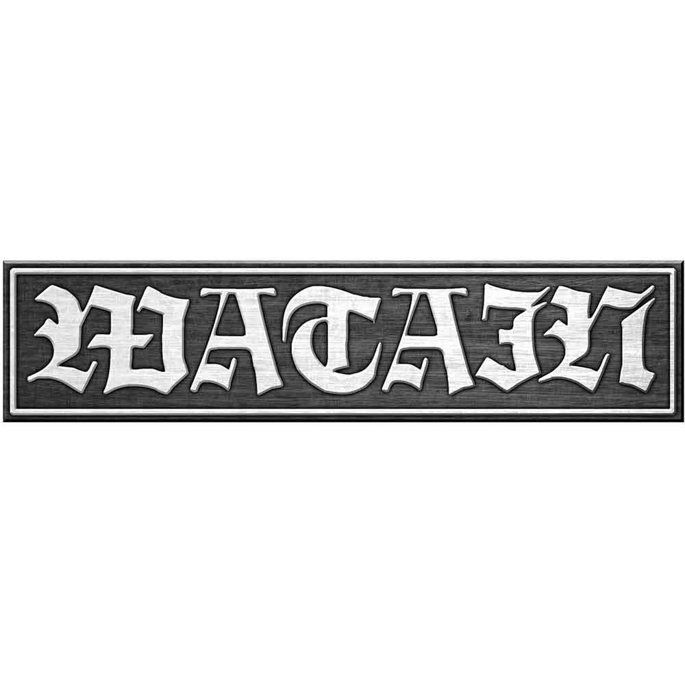 Watain Logo Pewter Pin Badge Front