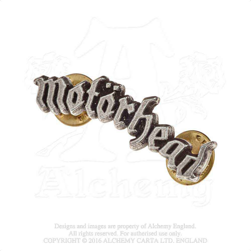 Motorhead Logo Pewter Pin Badge Back