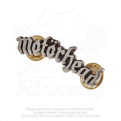 Motorhead Logo Pewter Pin Badge Back