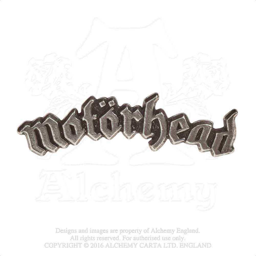 Motorhead Logo Pewter Pin Badge Front