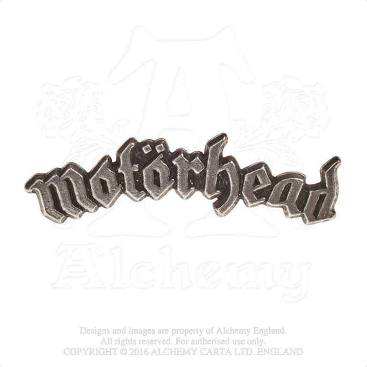 Motorhead Logo Pewter Pin Badge Front