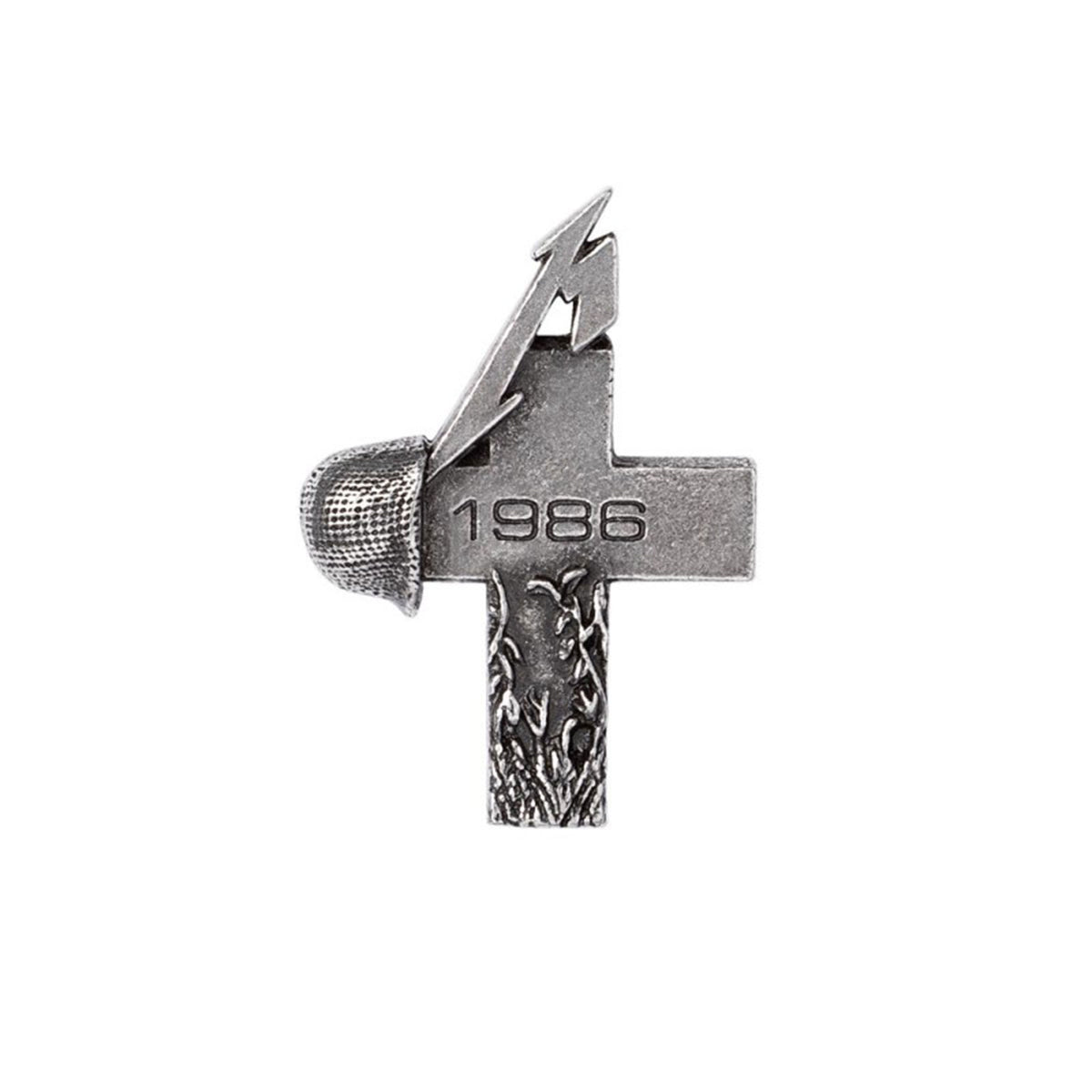 Metallica Master Of Puppets Pewter Pin Badge Front