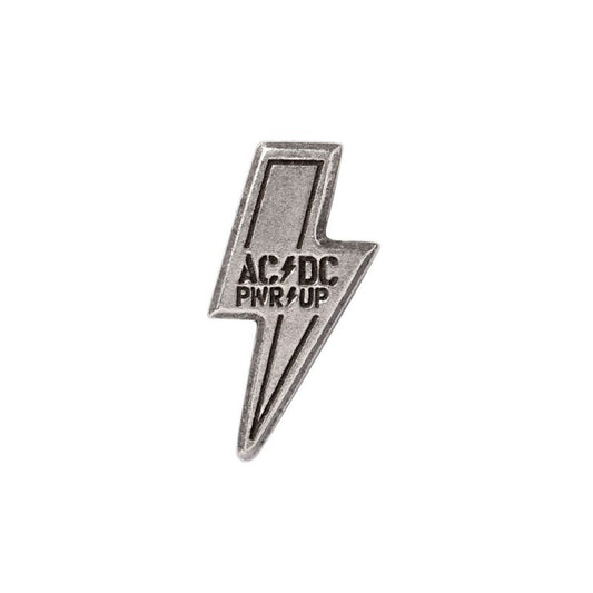 AC/DC Pwr-up 2 Pewter Pin Badge Front