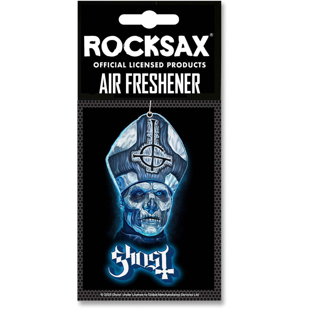 Ghost Papa Blue Air Freshener Front