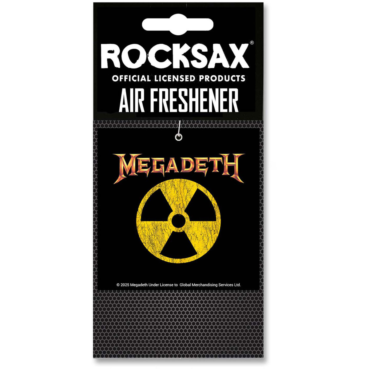 Megadeth Logo Air Freshener Front