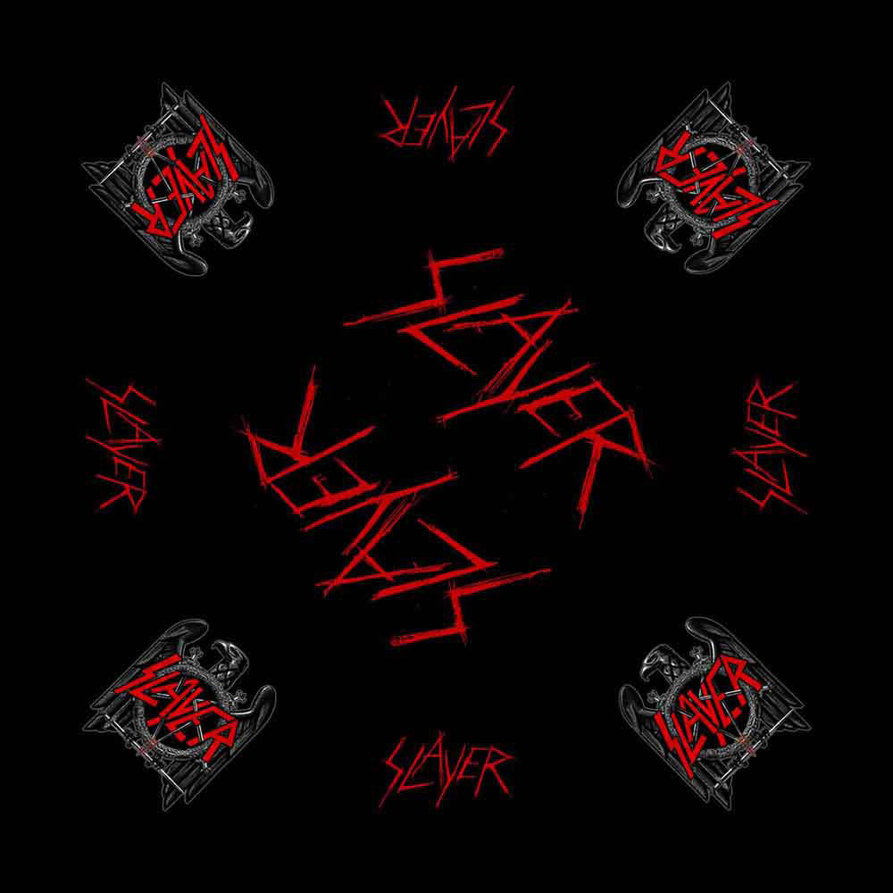 Slayer Black Eagle Bandana Front