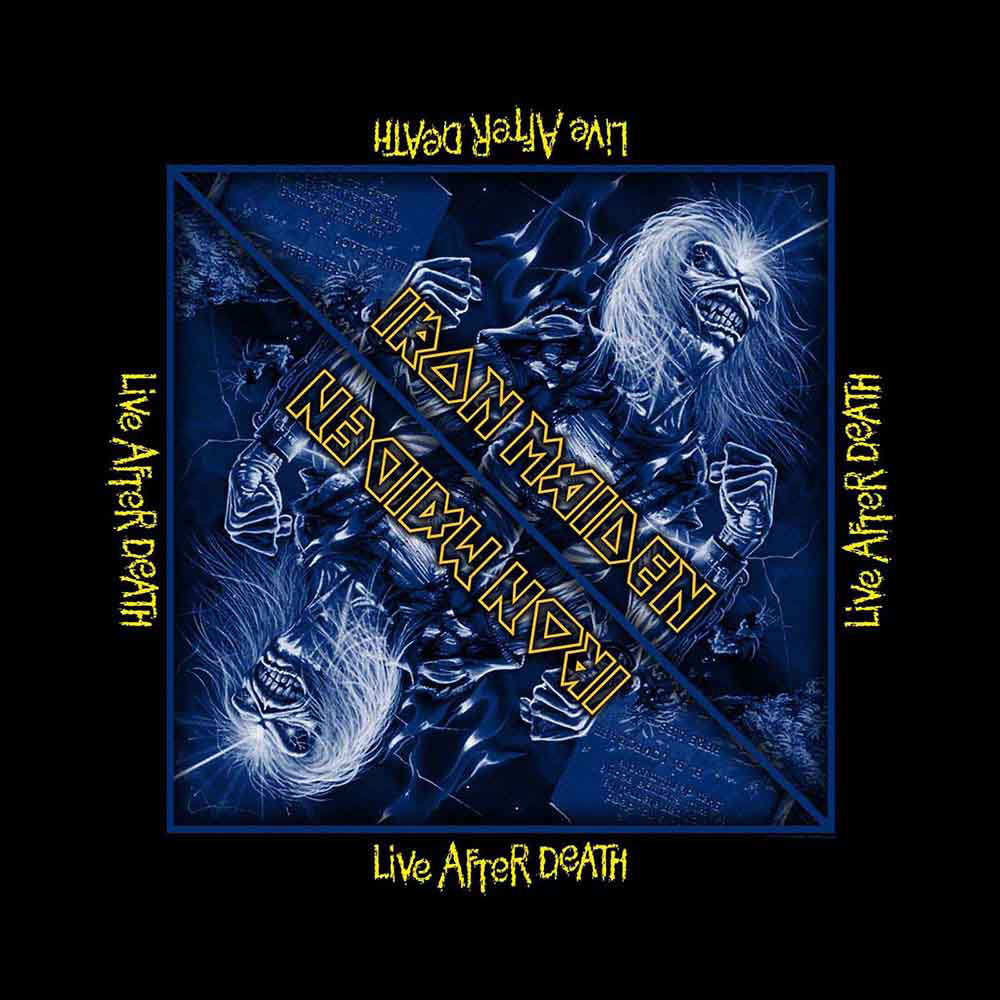 Iron Maiden Live After Death Bandana Front