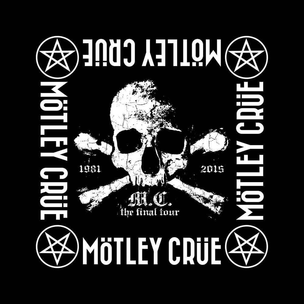 Motley Crue The Final Tour Bandana Front