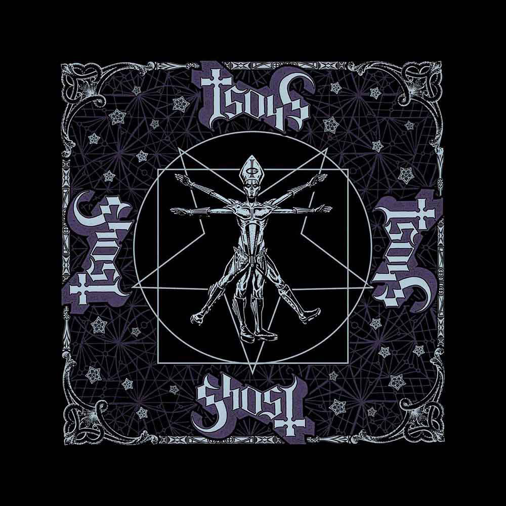 Vitruvian Ghost Bandana Front