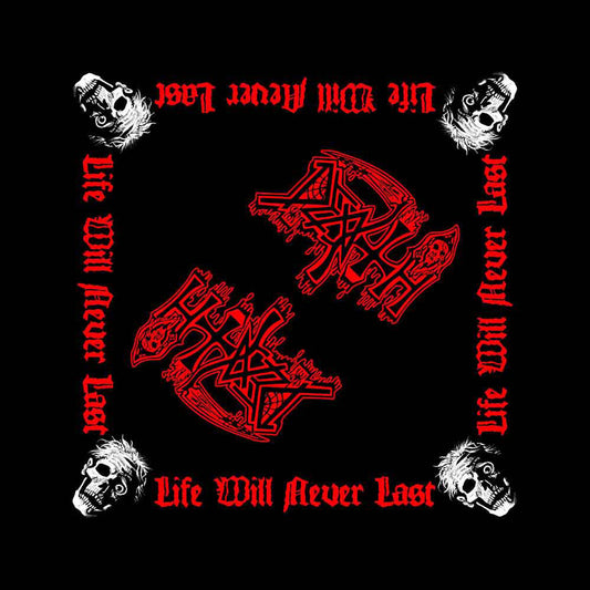 Death Life Will Never Last Bandana Front