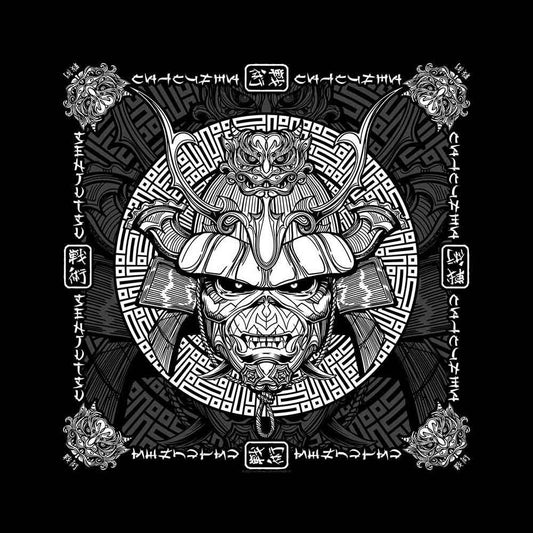 Iron Maiden Senjutsu Samurai Eddie Bandana Front