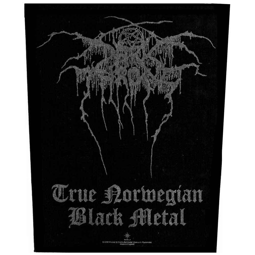 Dark Throne True Norwegian Black Metal Back Patch Front