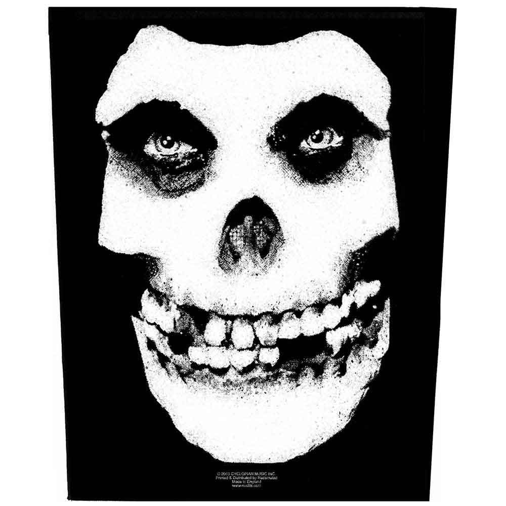 Misfits Face Skull Back Patch Front