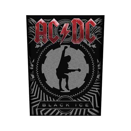 AC/DC Black Ice Back Patch Front
