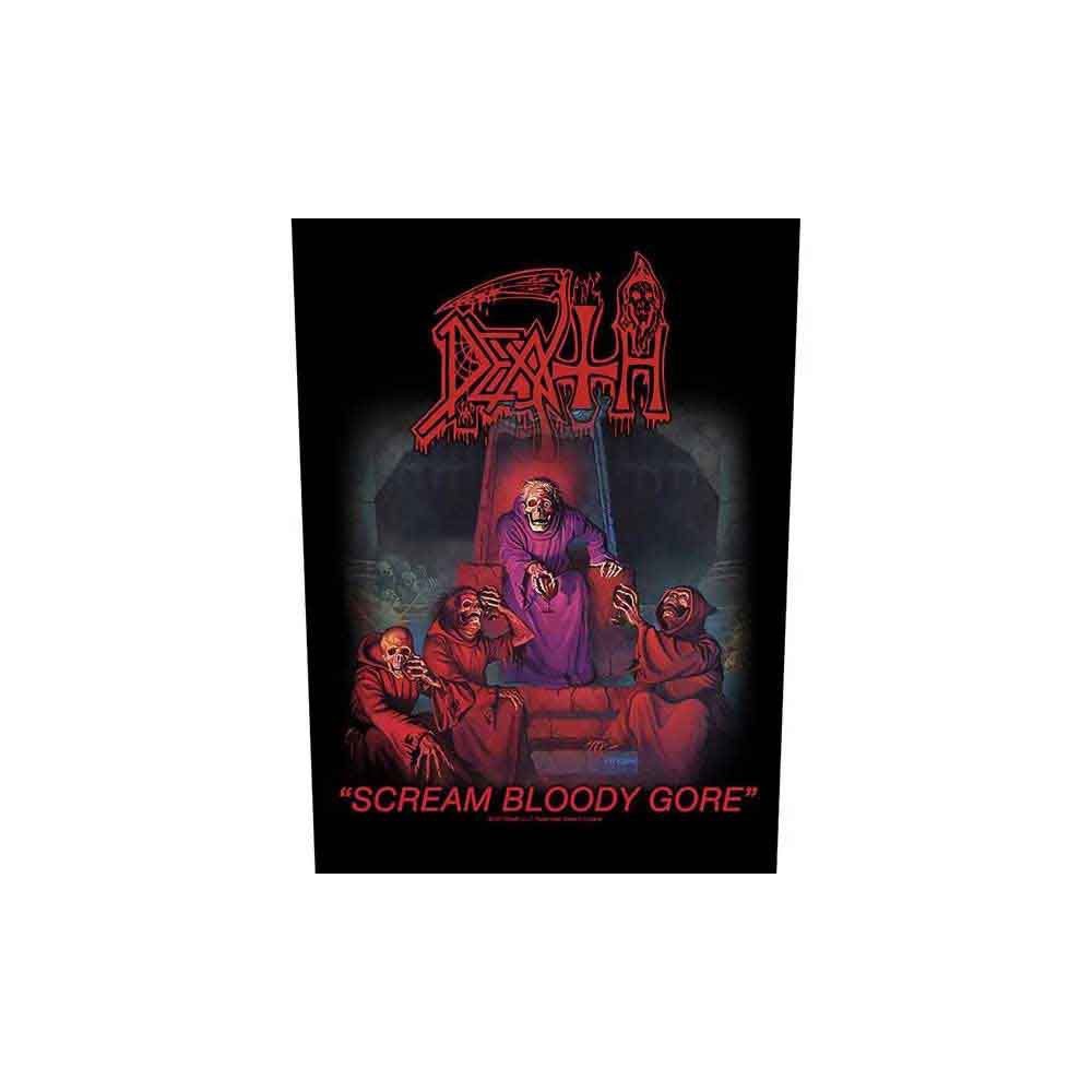 Death Scream Bloody Gore Back Patch Front