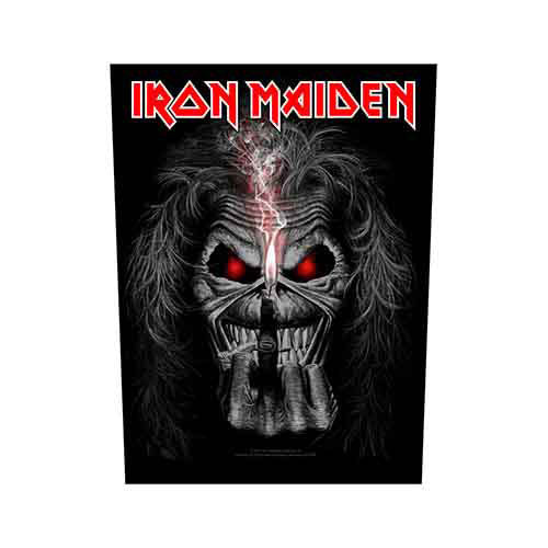 Iron Maiden Eddie Candle Finger Back Patch Front