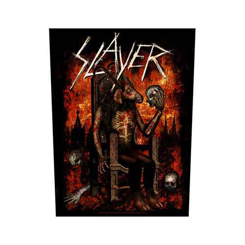 Slayer Devil On Throne Back Patch Front