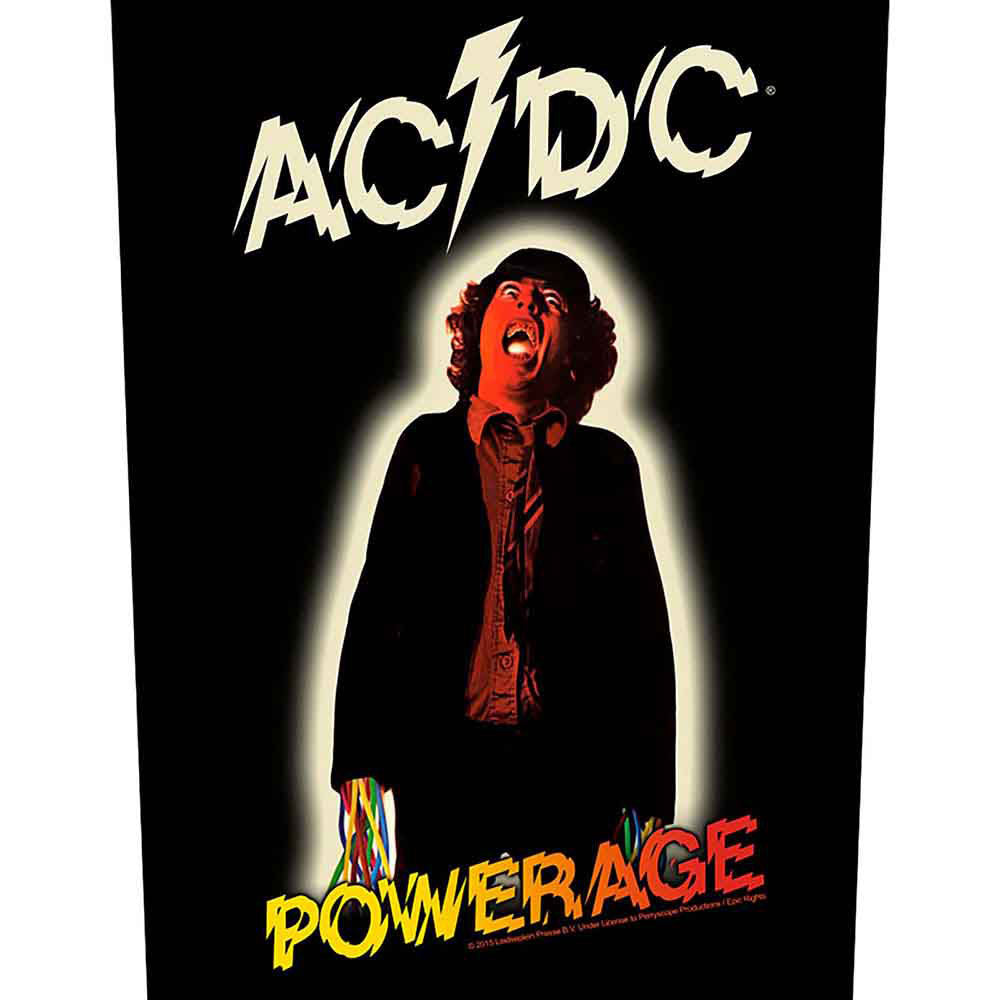 AC/DC Powerage Back Patch Front