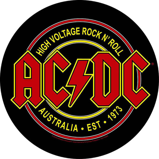 AC/DC High Voltage Rock N Roll Back Patch Front