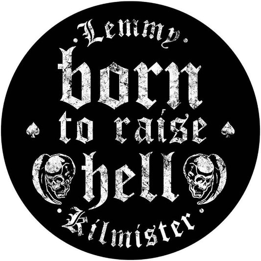 Lemmy Born To Raise Hell Back Patch Front
