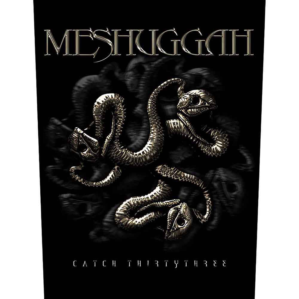 Meshuggah Catch 33 Back Patch Front