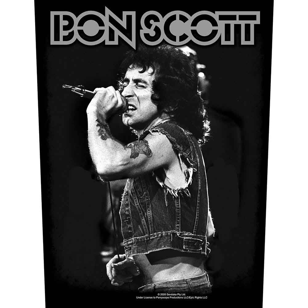 Bon Scott Back Patch Front
