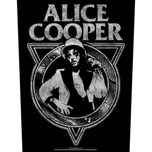 Alice Cooper Snakeskin Back Patch Front