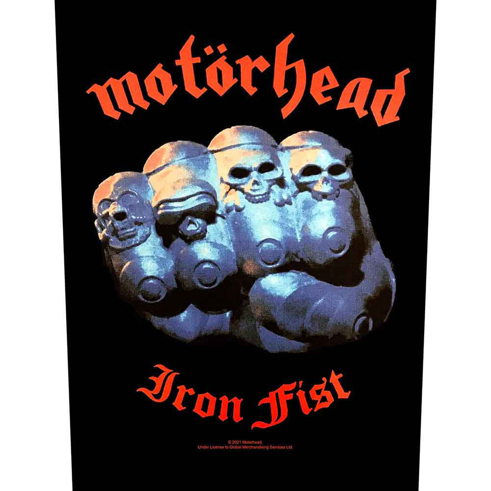 Motorhead Iron Fist 2017 Back Patch Front