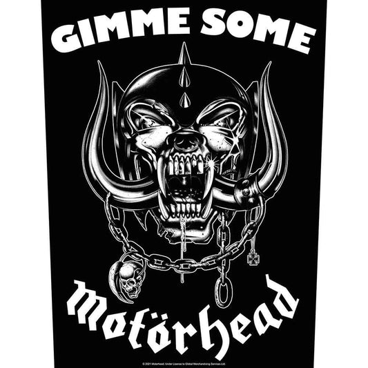 Motorhead Gimme Some Back Patch Front