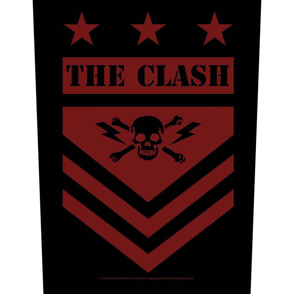 Clash Military Shield Back Patch Front