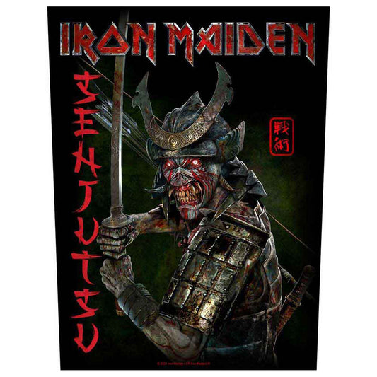 Iron Maiden Senjutsu Back Patch Front
