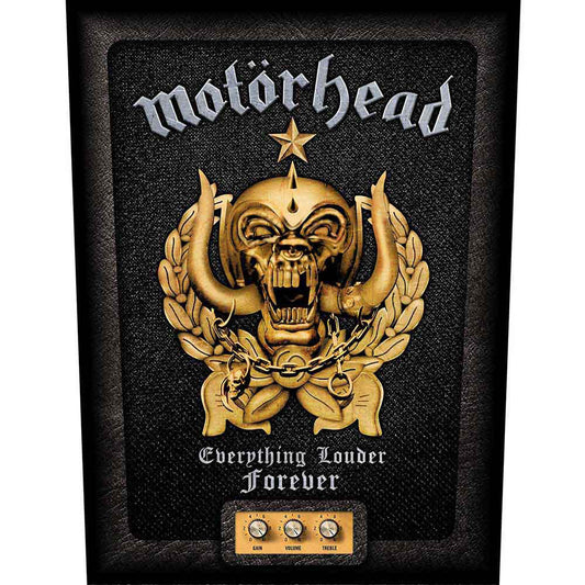 Motorhead Everything Louder Forever Back Patch Front