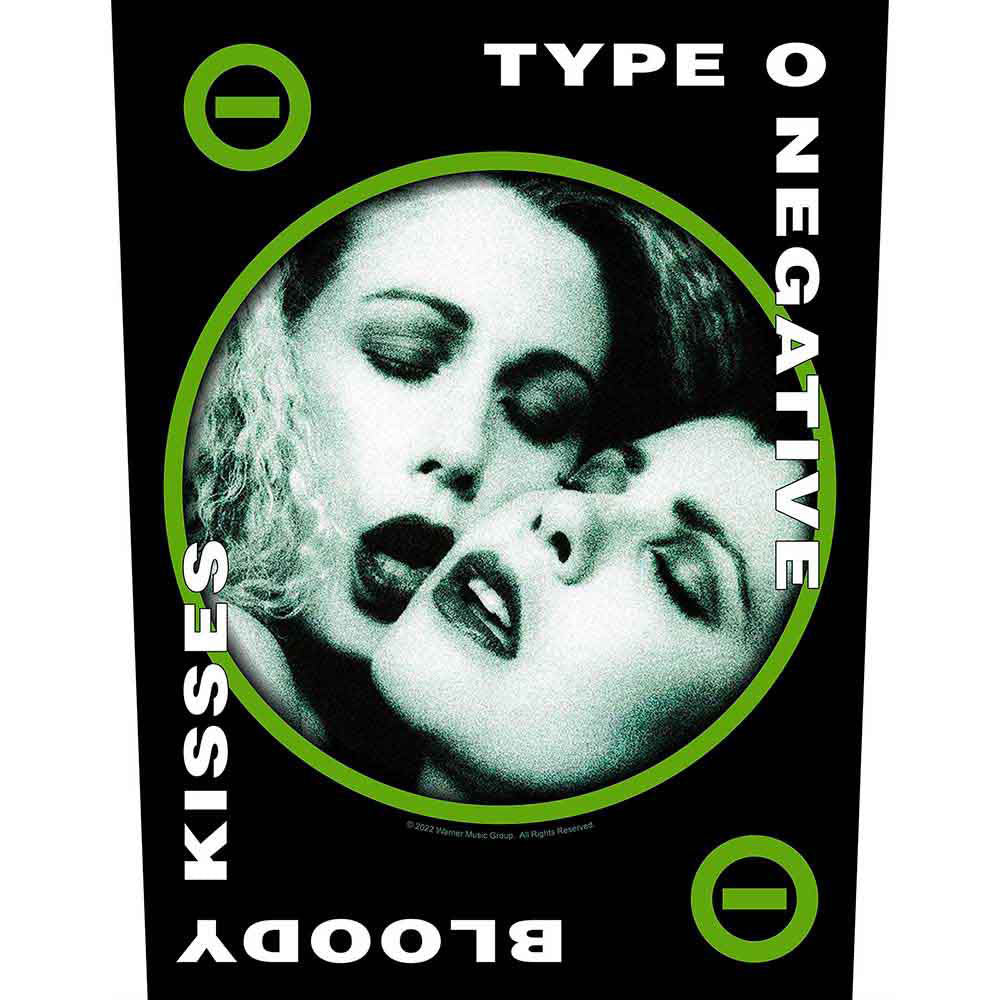 Type O Negative Bloody Kisses Back Patch Front