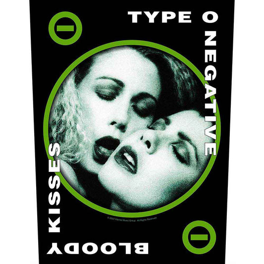 Type O Negative Bloody Kisses Back Patch Front