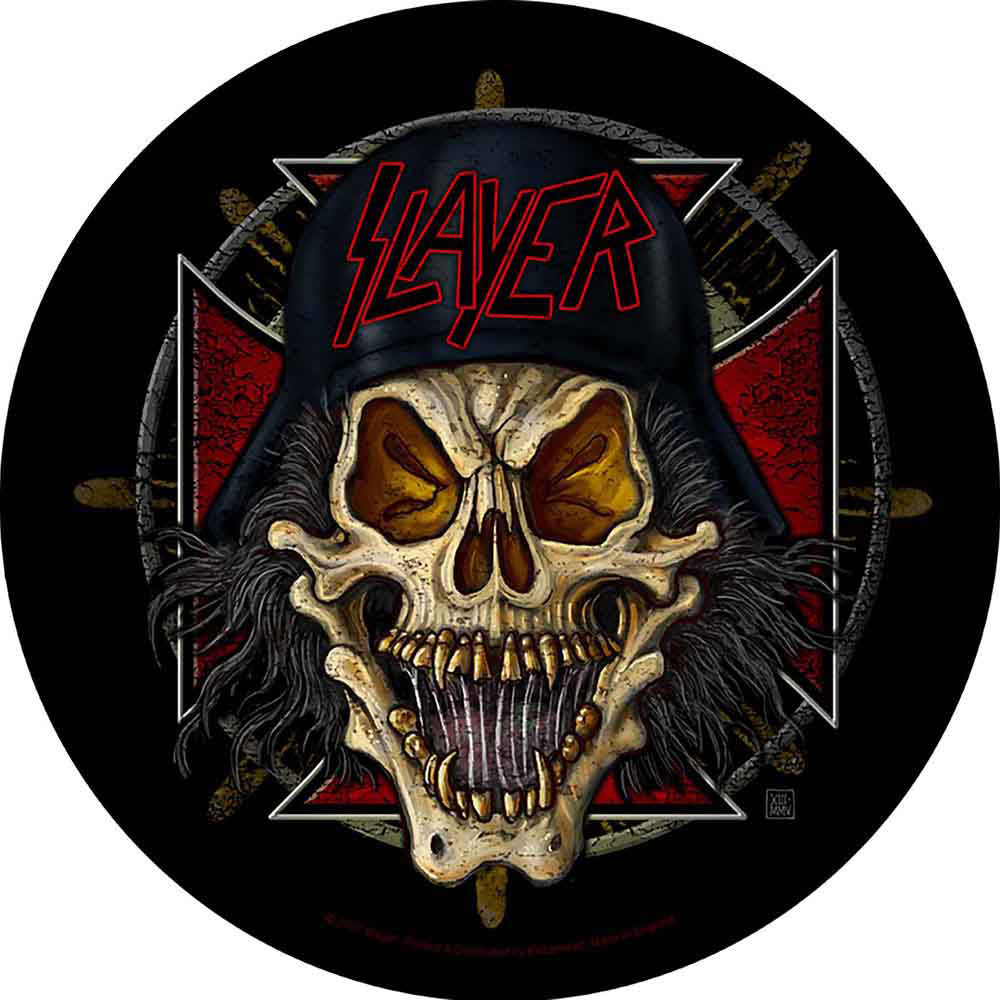 Slayer Wehrmacht Circular Back Patch Front
