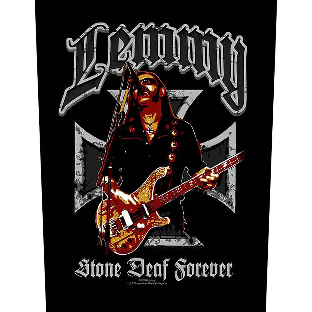 Lemmy Stone Deaf Back Patch Front