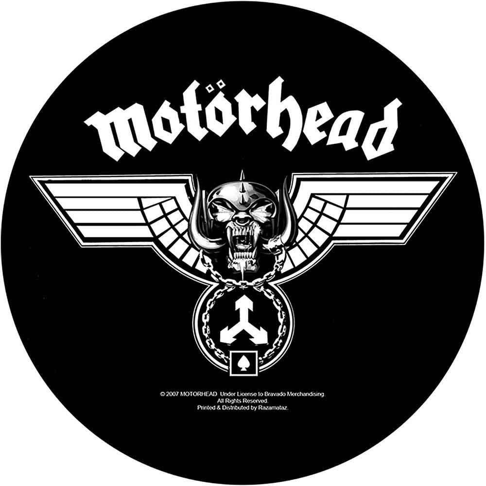 Motorhead Hammered Back Patch Front