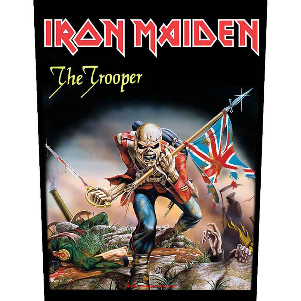 Iron Maiden The Trooper Back Patch Front