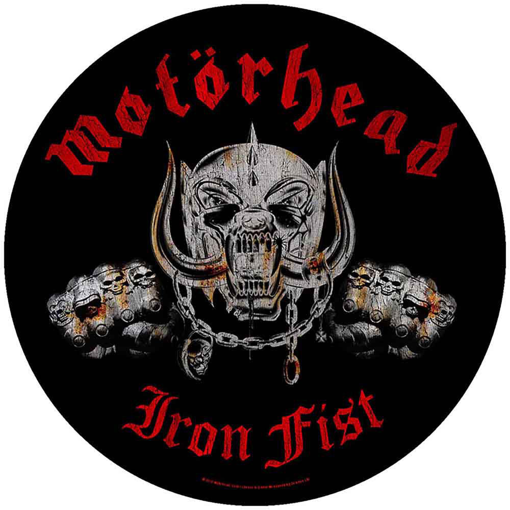 Motorhead Iron Fist 2010 Back Patch Front